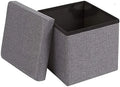 Cube Storage Stool – Grey