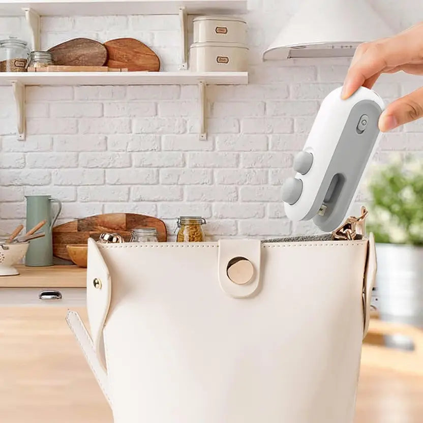 2-in-1 USB Rechargeable Mini Sealing Machine