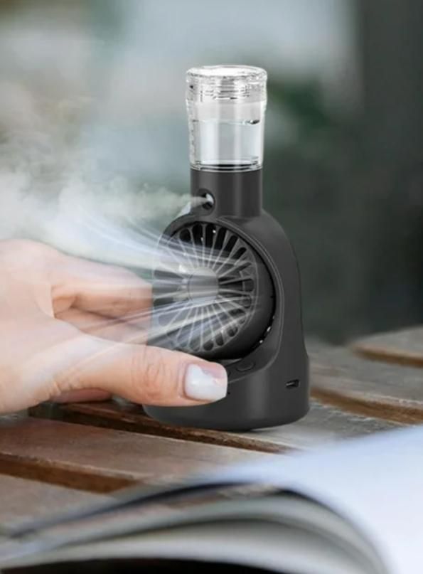 Portable Rechargeable Handheld Spray Cooling Fan