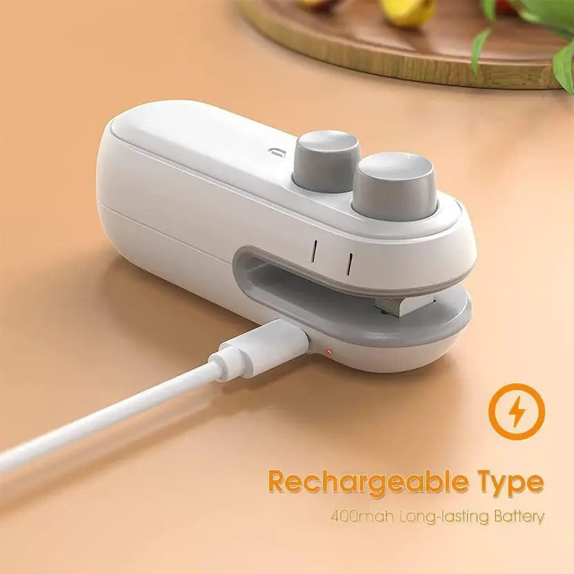 2-in-1 USB Rechargeable Mini Sealing Machine
