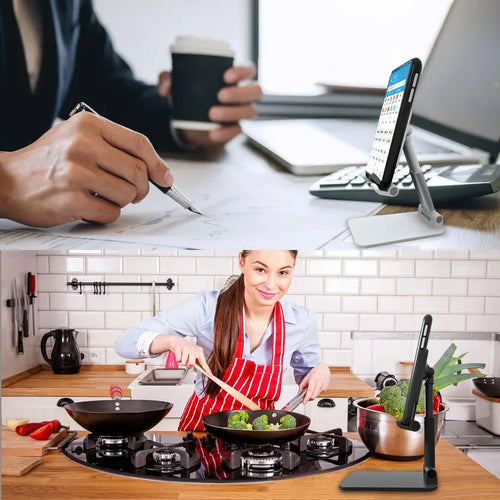 Adjustable Mobile Phone Holder – Black