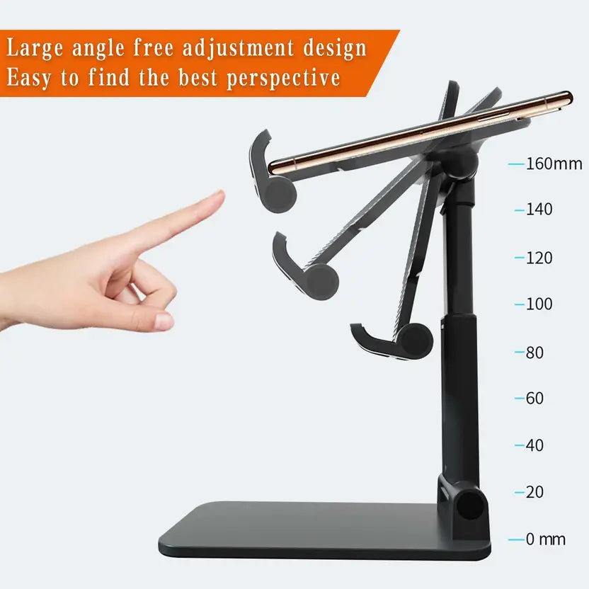 Adjustable Mobile Phone Holder – Black