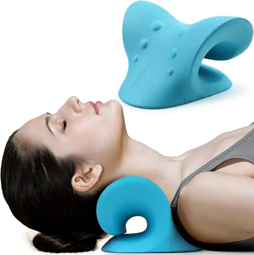 Neck Stretcher &amp; Shoulder Relaxer (Blue)